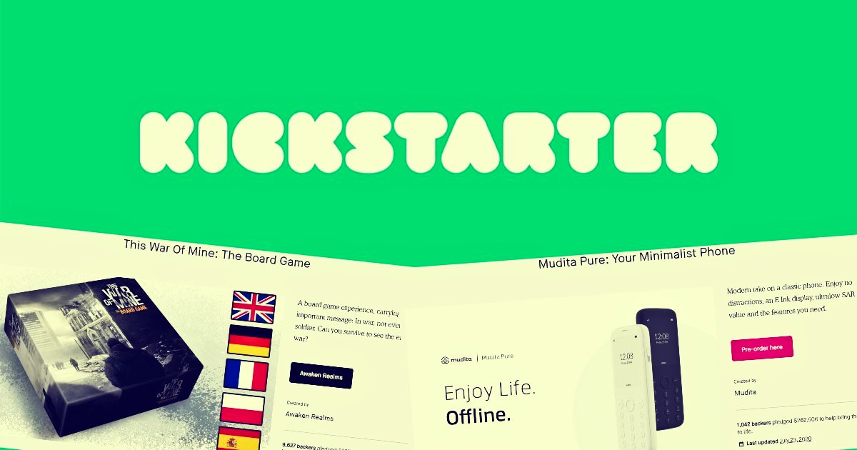 Kickstarter, największa platforma crowdfundingu produktowego, wchodzi